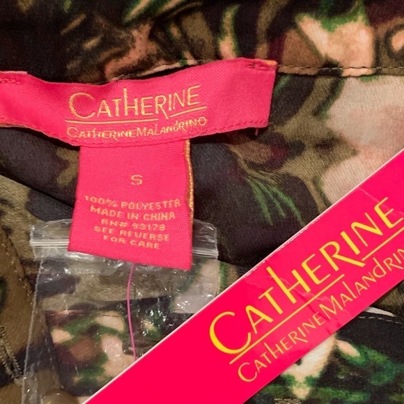 Catherine Catherine Malandrino Flounce Hem Sleeveless Blouse Small NWT - Picture 4 of 5